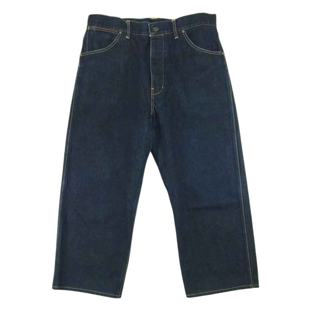 VISVIM ビズビム 18SS 0118105005040 SS HAKAMA PANTS UNWASHED RED EDGE 袴 ハカマ ワイド デニム パンツ インディゴブルー系 2【中古】