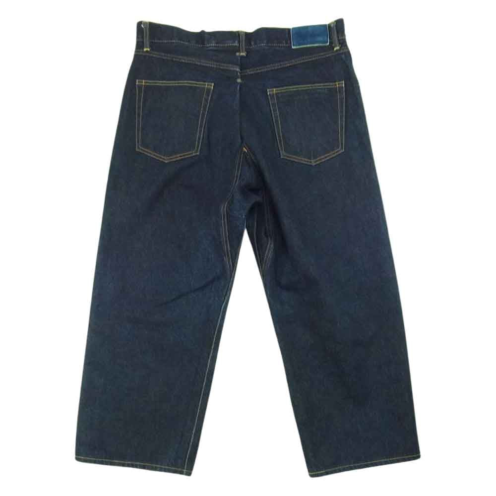 VISVIM ビズビム 18SS 0118105005040 SS HAKAMA PANTS UNWASHED RED EDGE 袴 ハカマ ワイド デニム パンツ インディゴブルー系 2【中古】