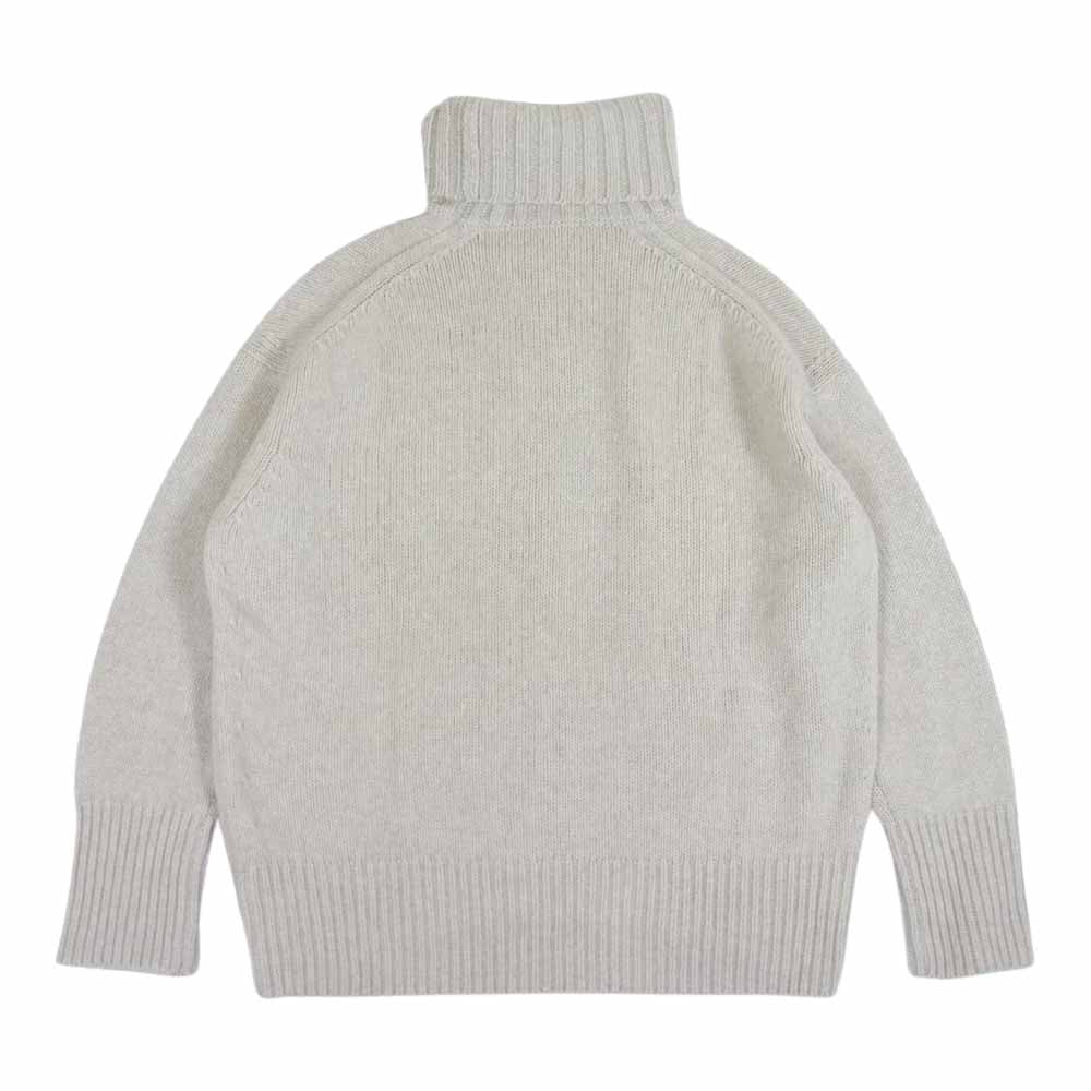ギャルリーヴィー 23-02-95-02301 ファインウール オーバーサイズ ハイネック プルオーバー ニット ベージュ系 M【中古】