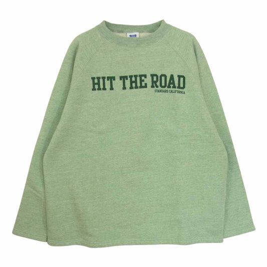 STANDARD CALIFORNIA スタンダードカリフォルニア SD 88/12 Baseball Logo Sweat Official Store Limited オフィシャルストア限定 ベースボール ロゴ スウェット グリーン系 M【美品】【中古】