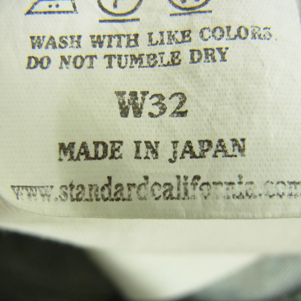 STANDARD CALIFORNIA スタンダードカリフォルニア SD 5-Pocket Denim Pants 960 Vintage Wash ヴィンテージ加工 デニム パンツ ブラック系 32【美品】【中古】