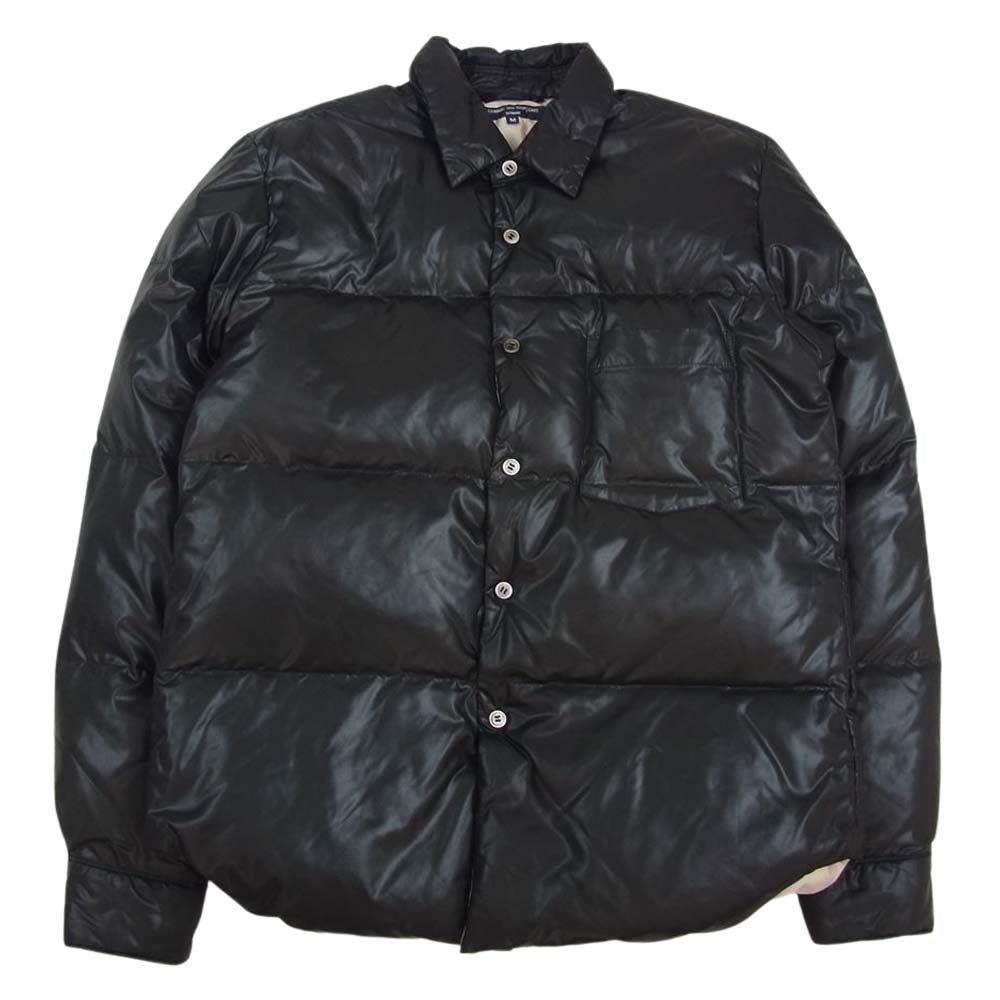 COMME des GARCONS HOMME コムデギャルソンオム AD2004  NH-B030 ダウン シャツ ジャケット ブラック系 M【中古】
