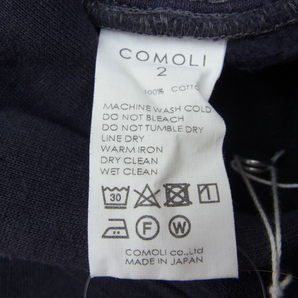 COMOLI コモリ 21AW U03-05002 コットン吊裏毛 パーカ プルオーバー