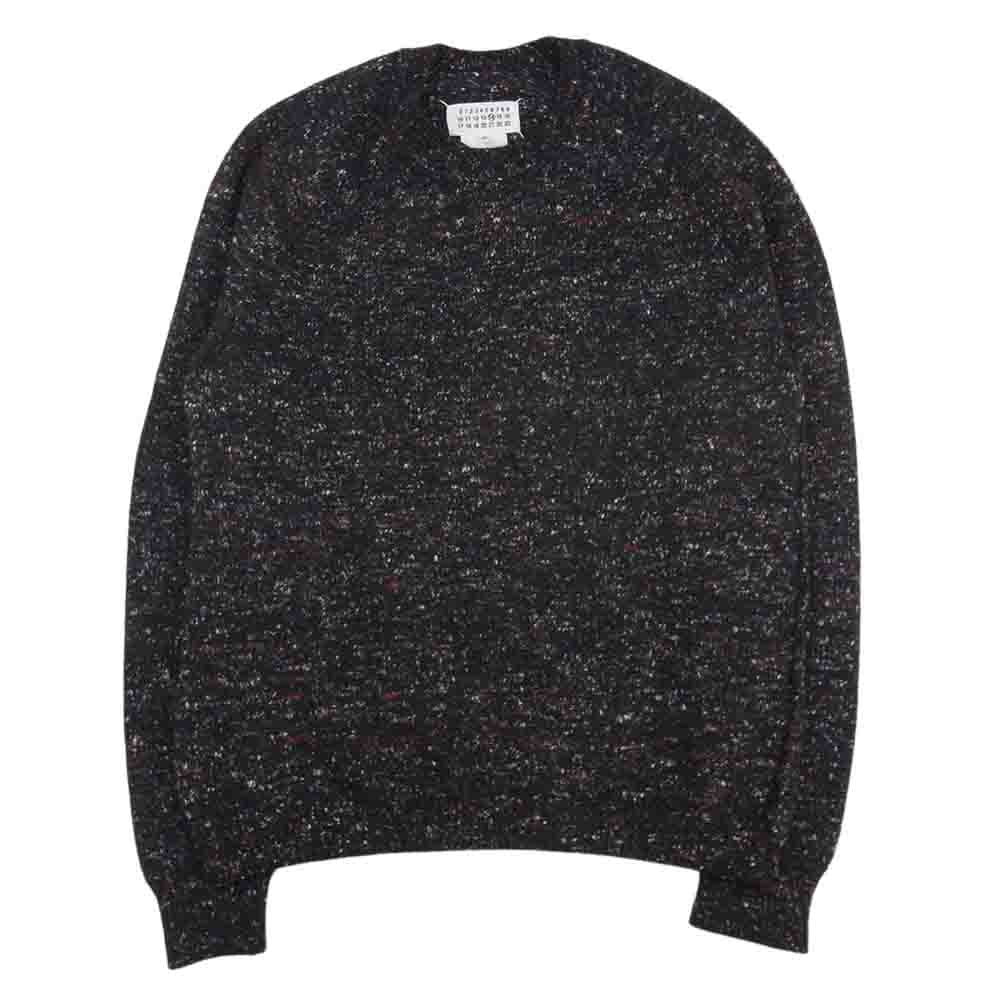 MAISON MARGIELA メゾンマルジェラ 17AW S30GP0219 S16106 14ライン Donegal Crew Knit クルーネック ネップ ニット セーター グレー系 M【中古】