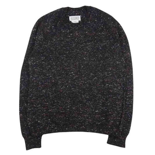 MAISON MARGIELA メゾンマルジェラ 17AW S30GP0219 S16106 14ライン Donegal Crew Knit クルーネック ネップ ニット セーター グレー系 M【中古】