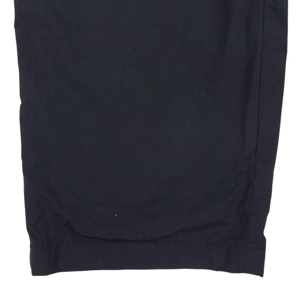 COMOLI コモリ 19AW Q03-03002 製品染め ナイロン トラックパンツ ブラック系 2【中古】