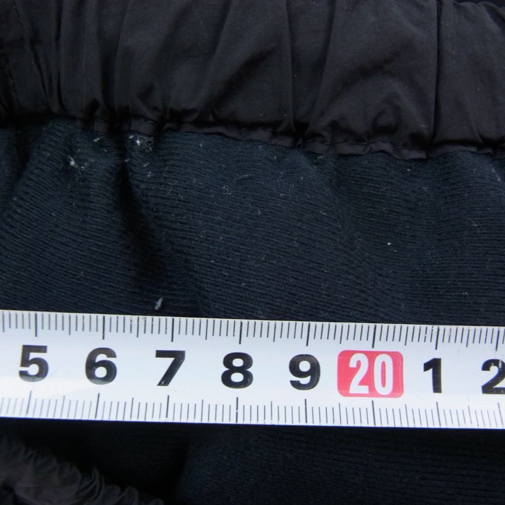 COMOLI コモリ 19AW Q03-03002 製品染め ナイロン トラックパンツ ブラック系 2【中古】