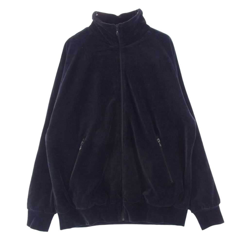 COMOLI コモリ 22AW W03-05009 ベロアジャージ トラックジャケット ダークネイビー系 2【新古品】【未使用】【中古】