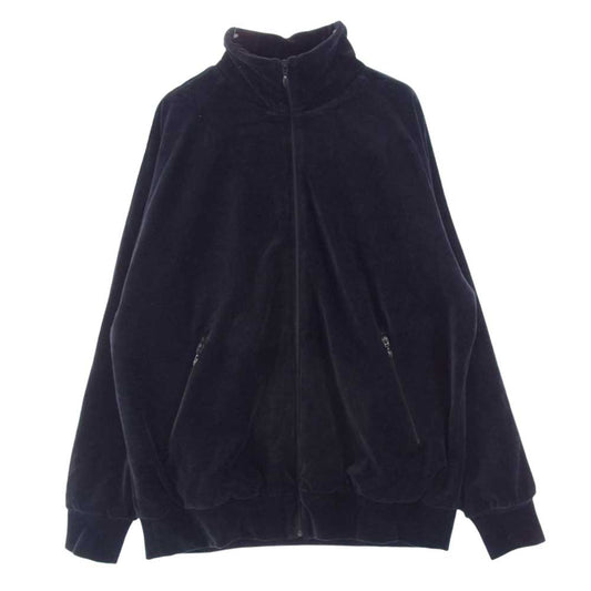 COMOLI コモリ 22AW W03-05009 ベロアジャージ トラックジャケット ダークネイビー系 2【新古品】【未使用】【中古】