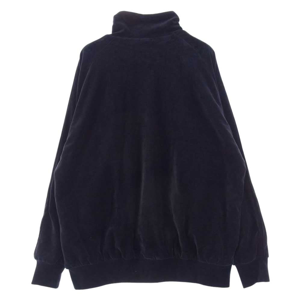 COMOLI コモリ 22AW W03-05009 ベロアジャージ トラックジャケット ダークネイビー系 2【新古品】【未使用】【中古】