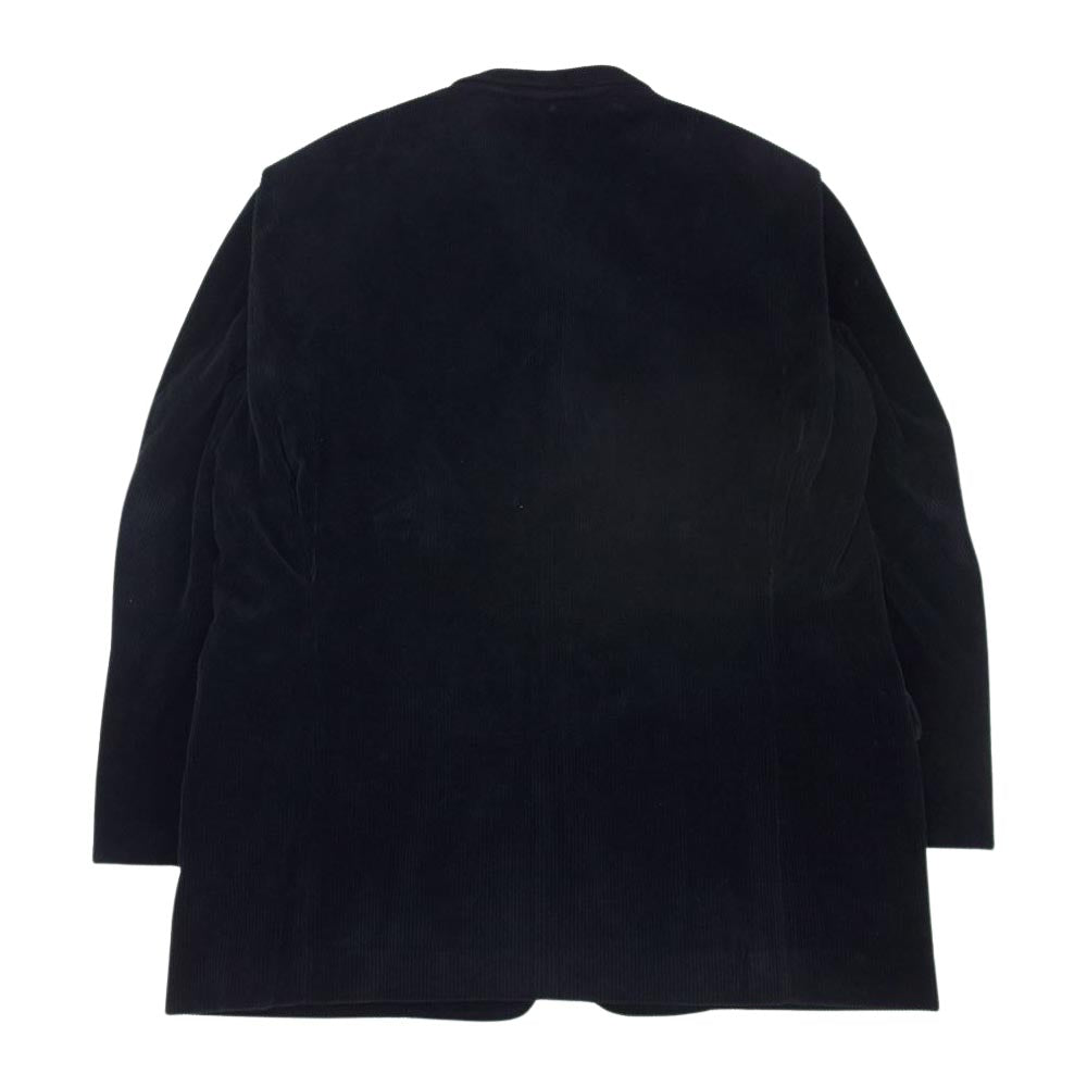 Yohji Yamamoto POUR HOMME ヨウジヤマモトプールオム 93AW HP-J04-007 アーカイブ オールド ハンドウォームポケット付き オーバーサイズ コーデュロイ ジャケット ブラック系 M【中古】
