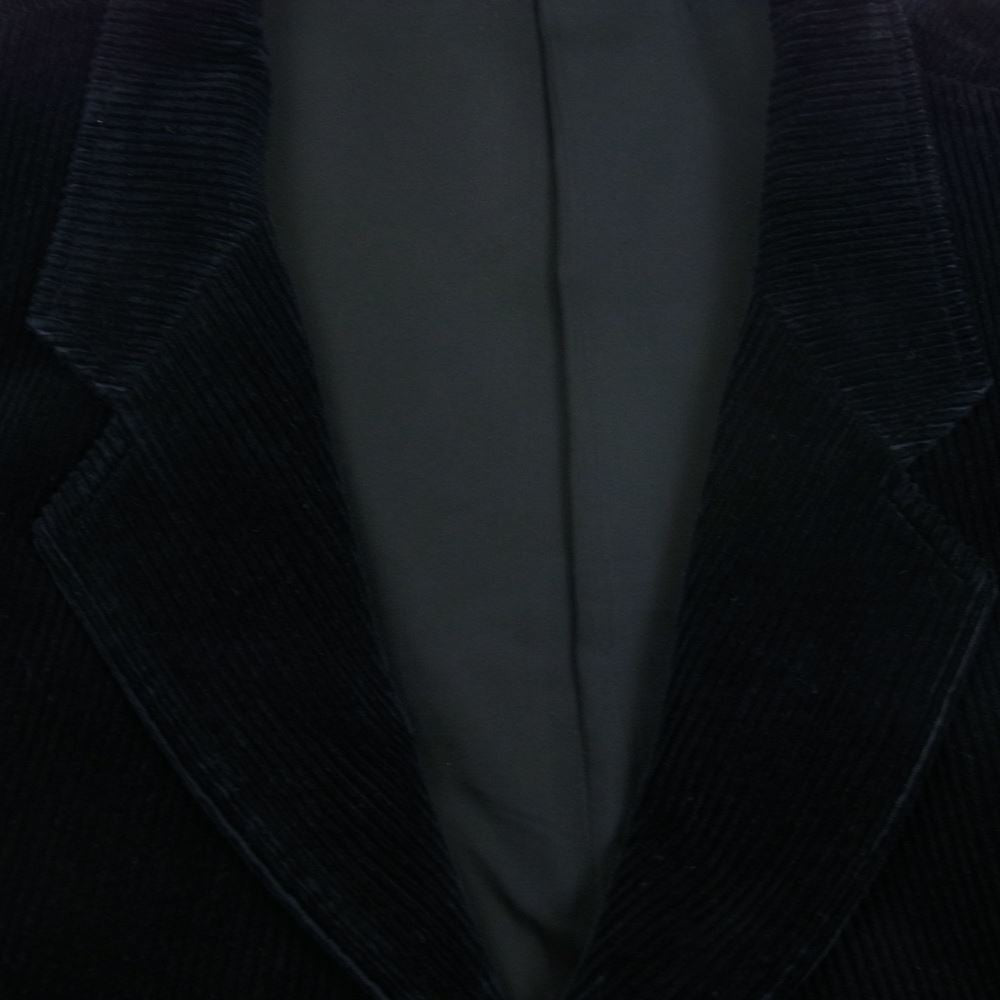 Yohji Yamamoto POUR HOMME ヨウジヤマモトプールオム 93AW HP-J04-007 アーカイブ オールド ハンドウォームポケット付き オーバーサイズ コーデュロイ ジャケット ブラック系 M【中古】