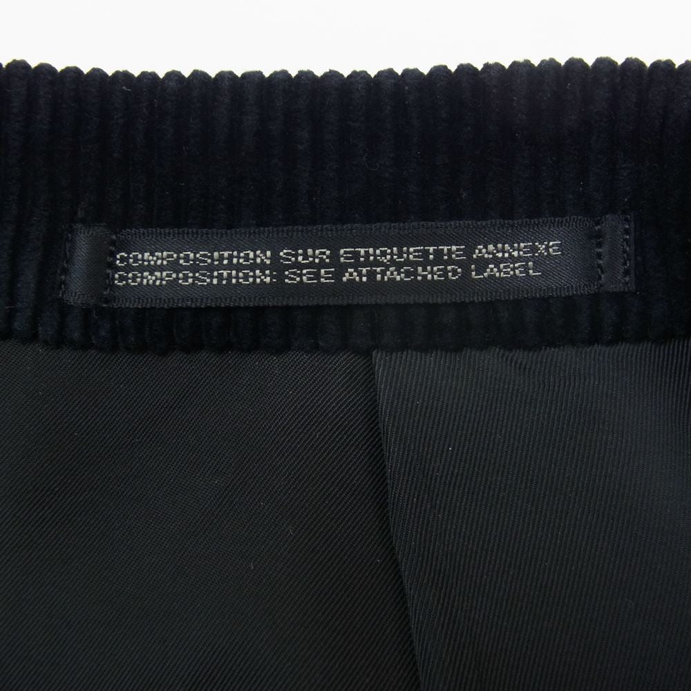 Yohji Yamamoto POUR HOMME ヨウジヤマモトプールオム 93AW HP-J04-007 アーカイブ オールド ハンドウォームポケット付き オーバーサイズ コーデュロイ ジャケット ブラック系 M【中古】