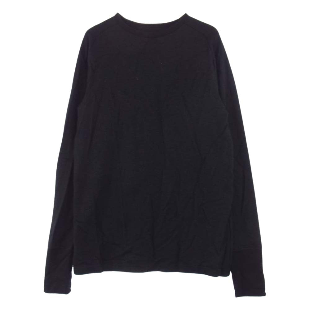 THE RERACS ザリラクス 18AW RECS-201-J BASIC CREW NECK ベーシック クルーネック Tシャツ カットソー ブラック系 48【中古】