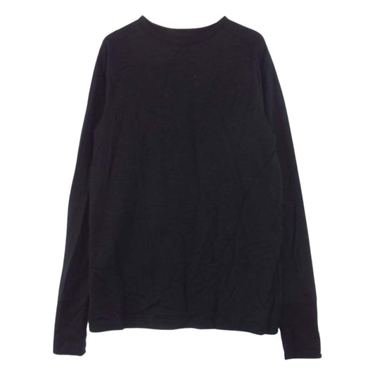 THE RERACS ザリラクス 18AW RECS-201-J BASIC CREW NECK ベーシック クルーネック Tシャツ カットソー ブラック系 48【中古】