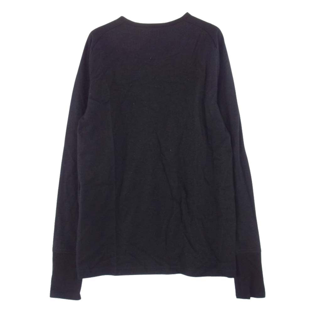 THE RERACS ザリラクス 18AW RECS-201-J BASIC CREW NECK ベーシック クルーネック Tシャツ カットソー ブラック系 48【中古】