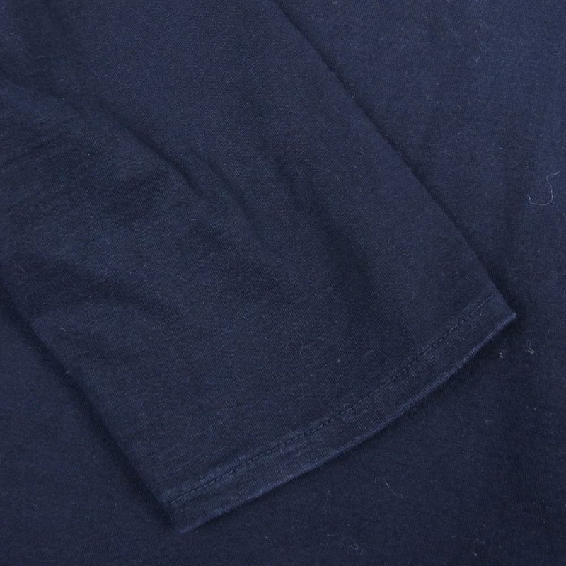 COMOLI コモリ I01-05004 ボートネック ポケット付 長袖 Tシャツ カットソー ネイビー系 1【中古】