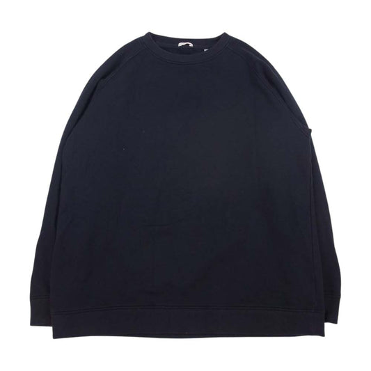 COMOLI コモリ 16AW J03-05004 インレイ起毛 長袖 クルー トレーナー スウェット ネイビー系 2【中古】