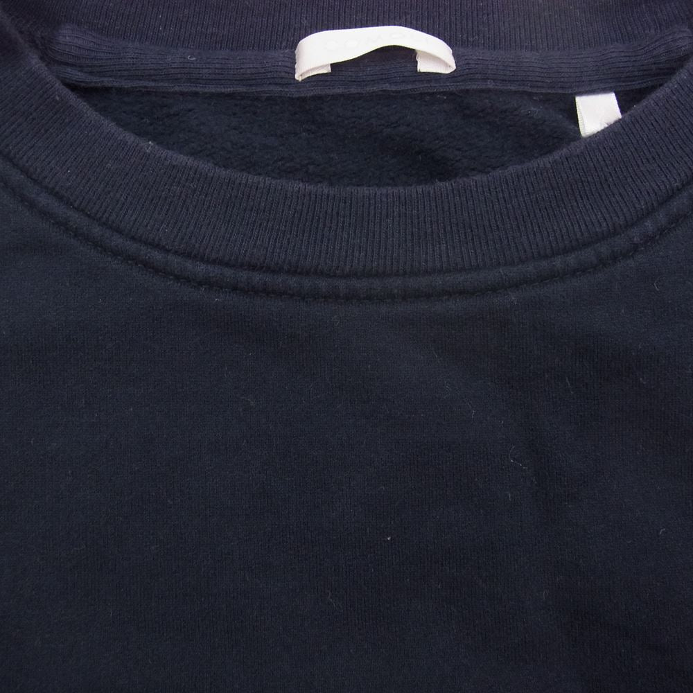 COMOLI コモリ 16AW J03-05004 インレイ起毛 長袖 クルー トレーナー スウェット ネイビー系 2【中古】