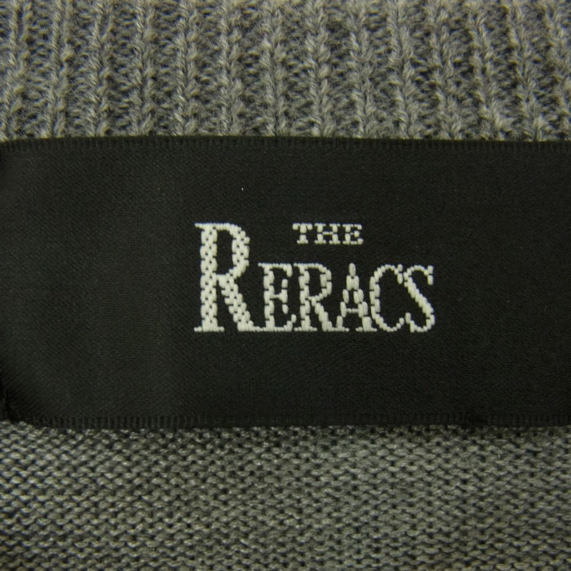 THE RERACS ザリラクス 17AW REKN-043-J シルク混 ウール Vネック ニット グレー系 46【中古】 – ブランド古着 LIFE