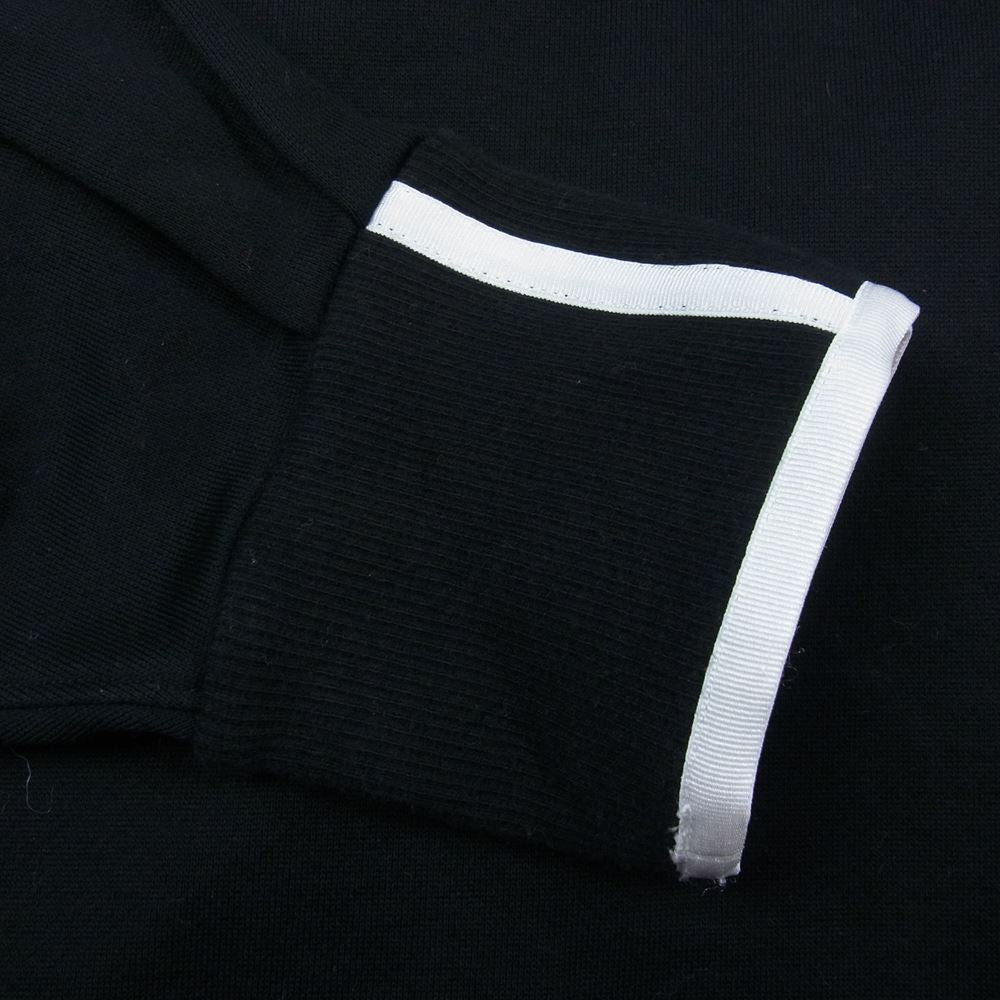 THE RERACS ザリラクス 21AW RECS-321-J STRUCTURE URAKE CREWNECK PULLOVER 裏毛 クルーネック スウェット シャツ ブラック系 48【中古】