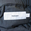 GRAPHPAPER グラフペーパー 17SS GM-17-B-402 TYPEWRITER WIDE EASY SLACKS コットンタイプライター ワイド イージー スラックス チャコール系 F【中古】