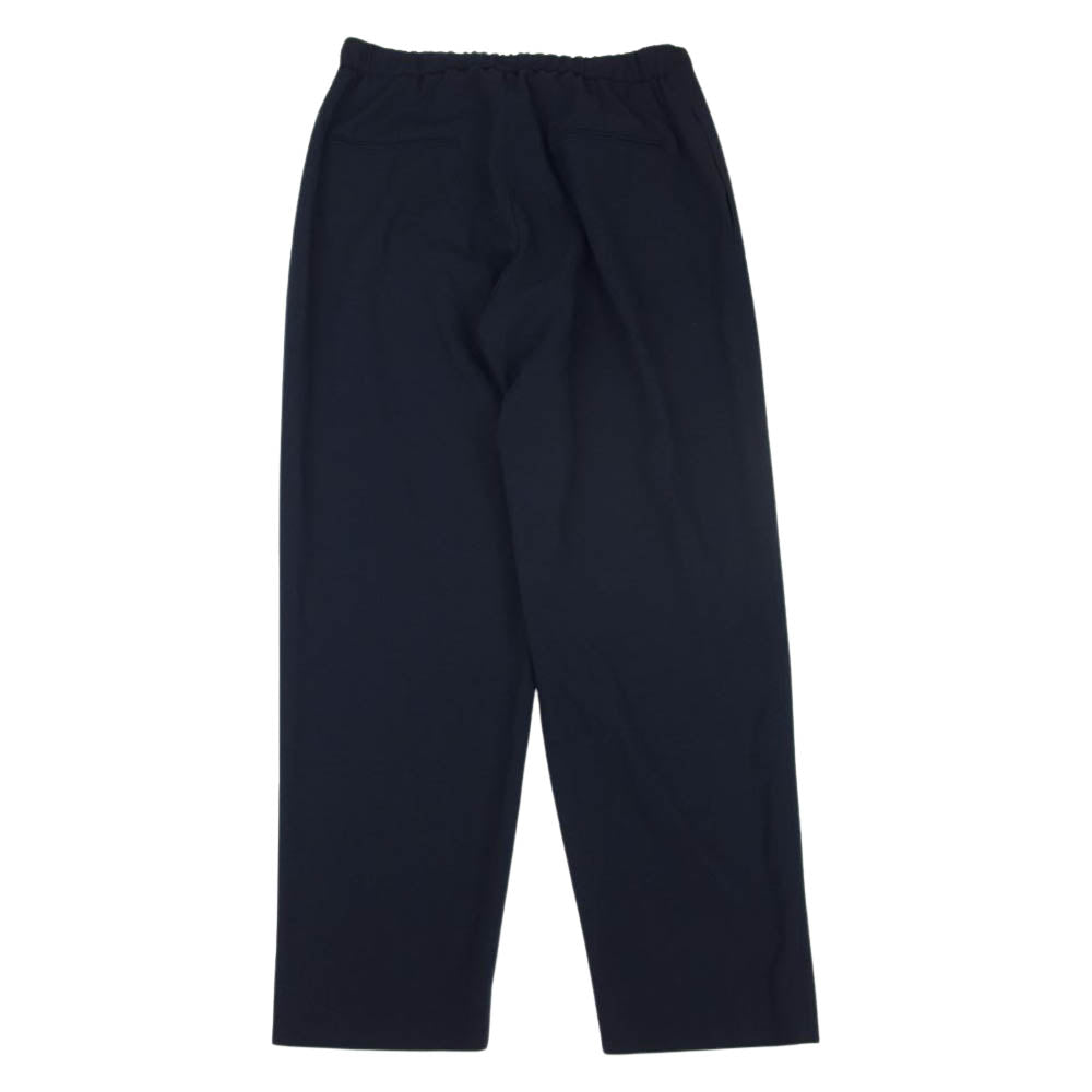 エイトン 7007438 WOOL OXFORD TAPERED EASY PANTS ウール オックスフォード  テーパードイージーパンツ ネイビー系 4【中古】