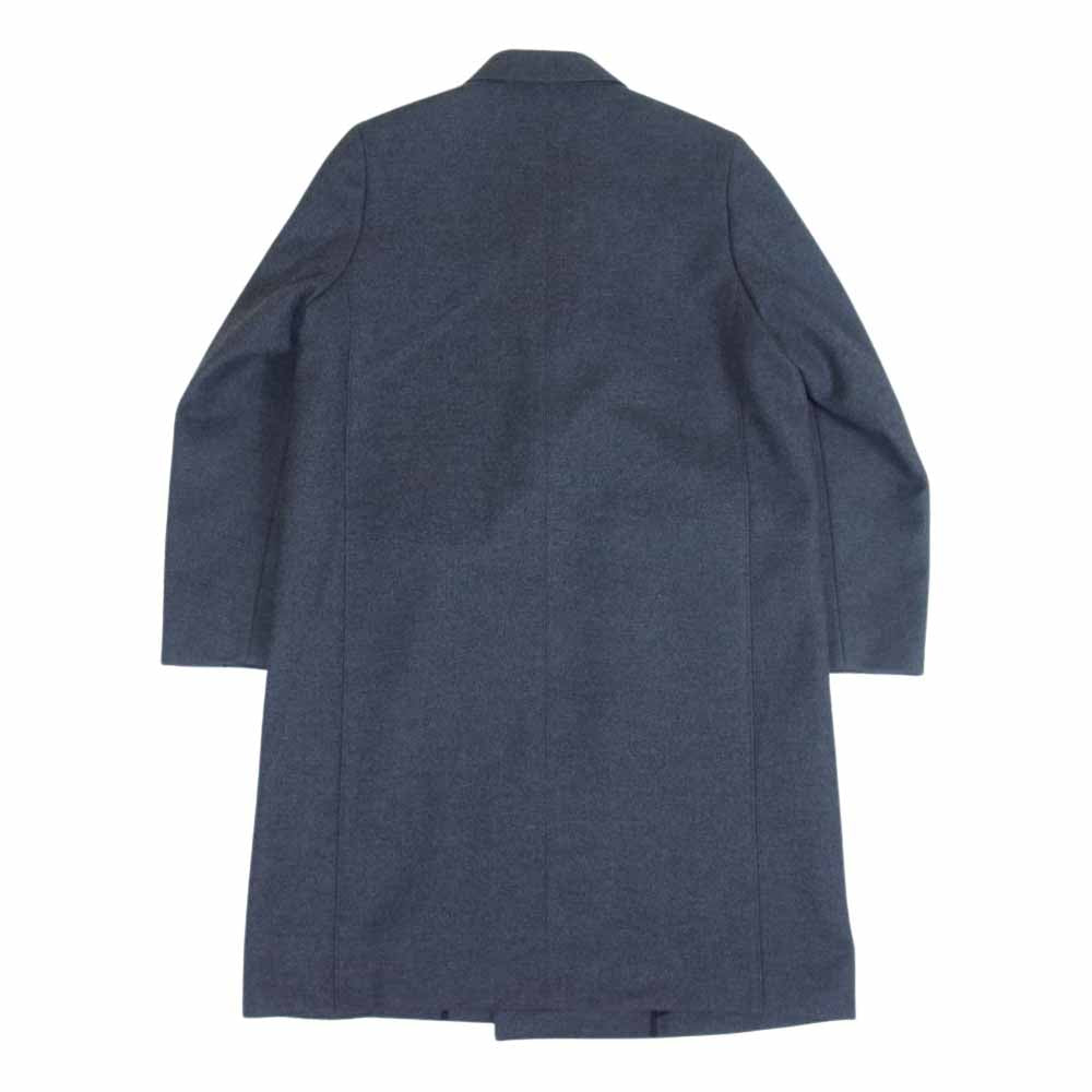 THE RERACS ザリラクス 17FW RECT-151-J ウール メルトン チェスターコート チャコール系 48【中古】