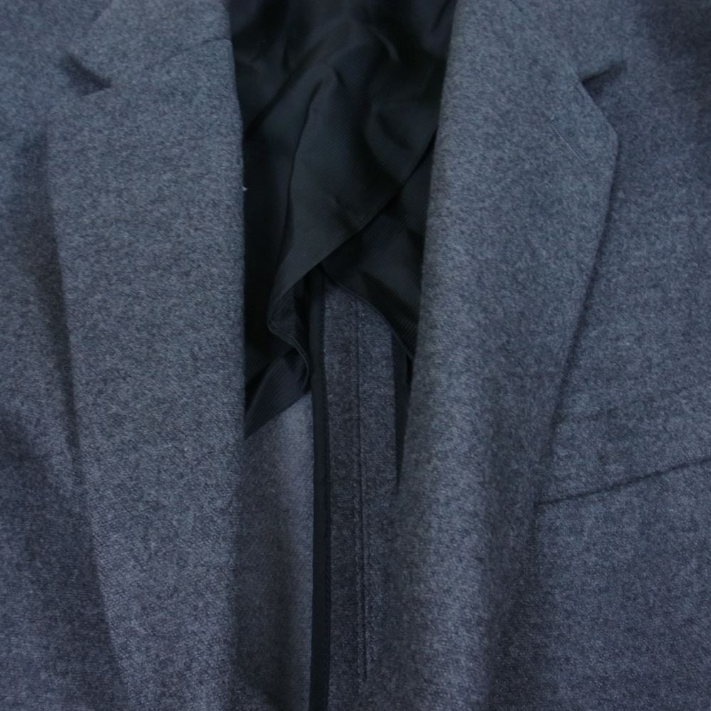 THE RERACS ザリラクス 17FW RECT-151-J ウール メルトン チェスターコート チャコール系 48【中古】
