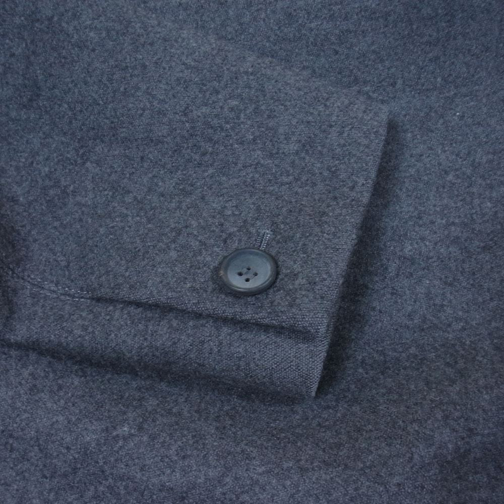 THE RERACS ザリラクス 17FW RECT-151-J ウール メルトン チェスターコート チャコール系 48【中古】