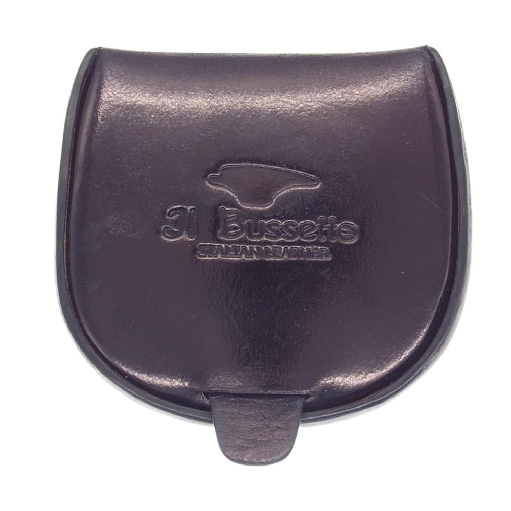 イルブセット レザー コインケース  ブラック系【中古】