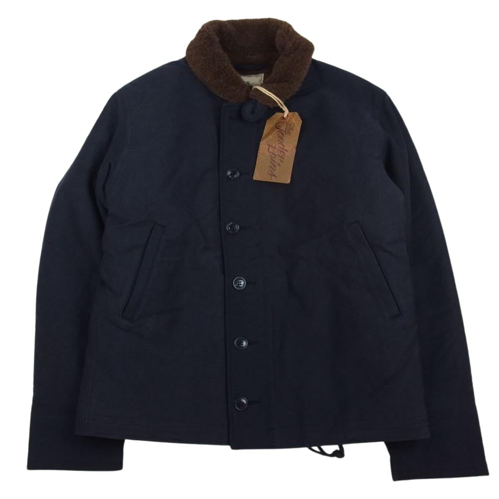 TENDERLOIN テンダーロイン T-1 DECK JKT アルパカ ボア デッキ ジャケット ネイビー ネイビー系 38【中古】