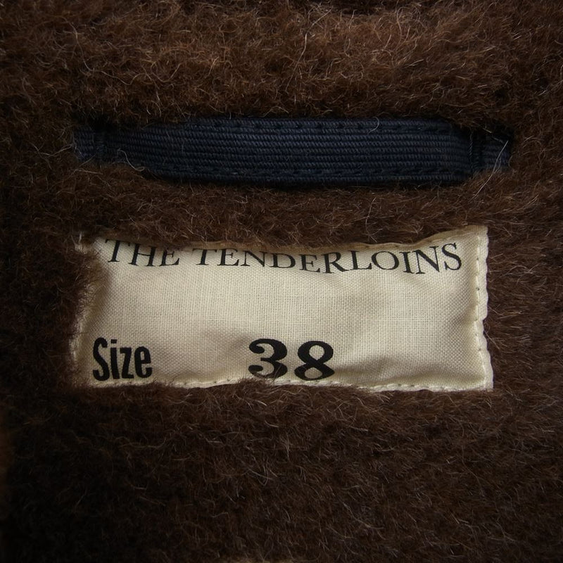 TENDERLOIN テンダーロイン T-1 DECK JKT アルパカ ボア デッキ ジャケット ネイビー ネイビー系 38【中古】