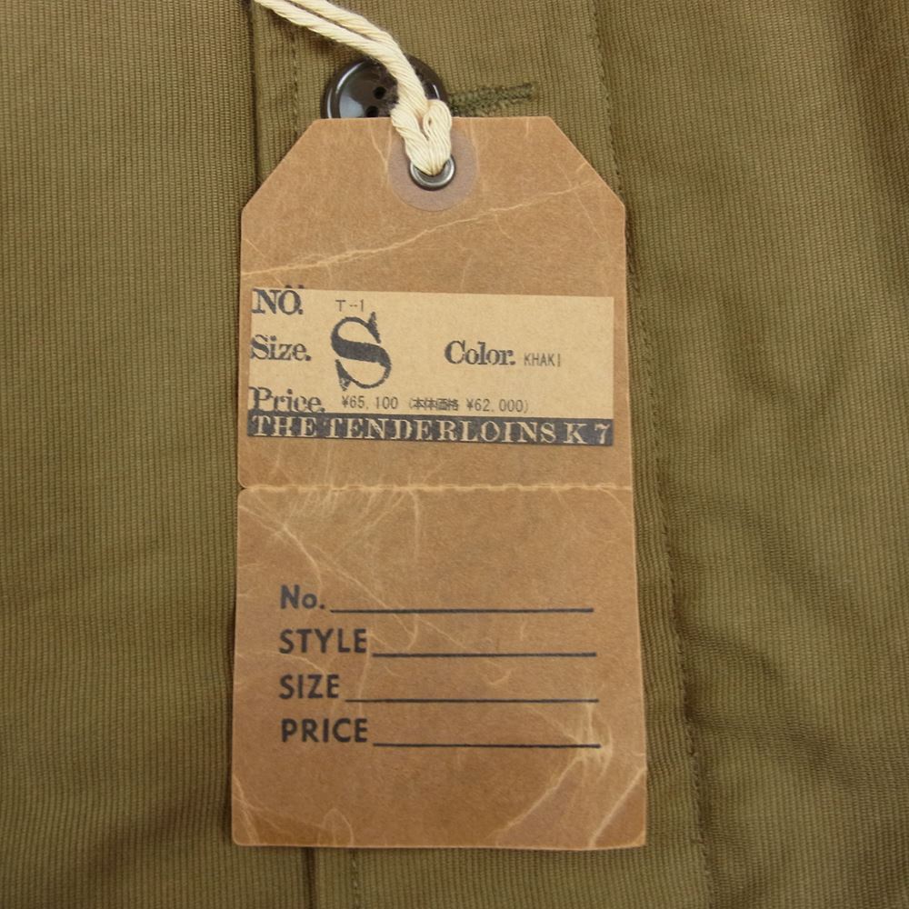 TENDERLOIN テンダーロイン T-1 DECK JKT アルパカ ボア デッキ ジャケット カーキ カーキ系 38【中古】