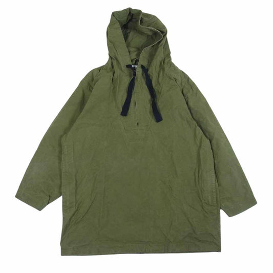 MARGARET HOWELL マーガレットハウエル 596-8225503 MHL. ワックスドコットン アノラックパーカー プルオーバー ジャケット カーキ系 M【中古】