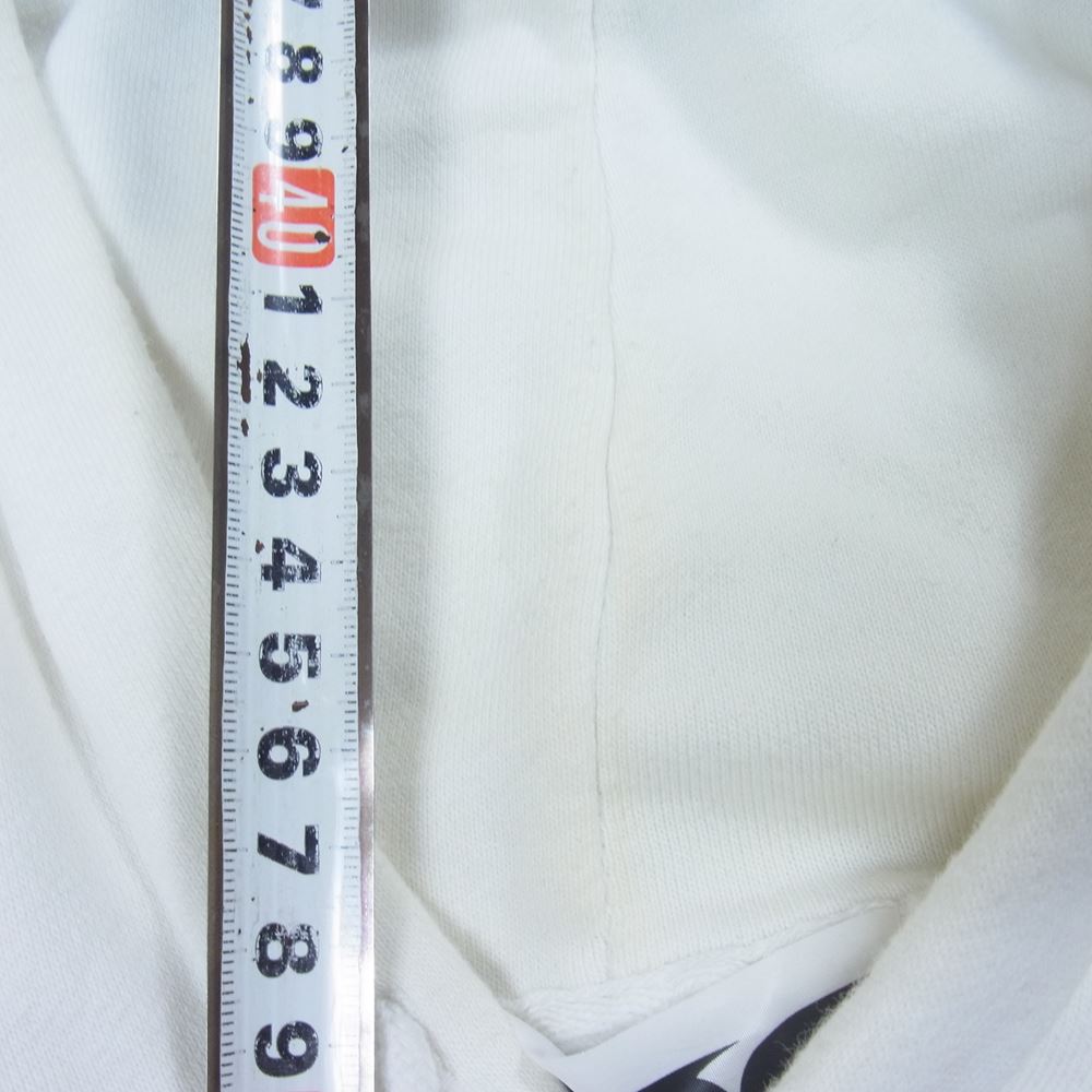 COMME des GARCONS コムデギャルソン CDG シーディージー SZ-T036 2020 ロゴ プリント パーカー オフホワイト系 XXL【中古】