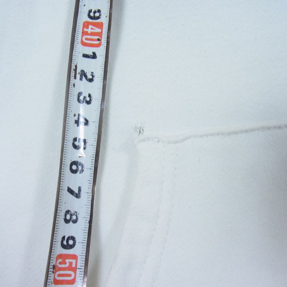 COMME des GARCONS コムデギャルソン CDG シーディージー SZ-T036 2020 ロゴ プリント パーカー オフホワイト系 XXL【中古】