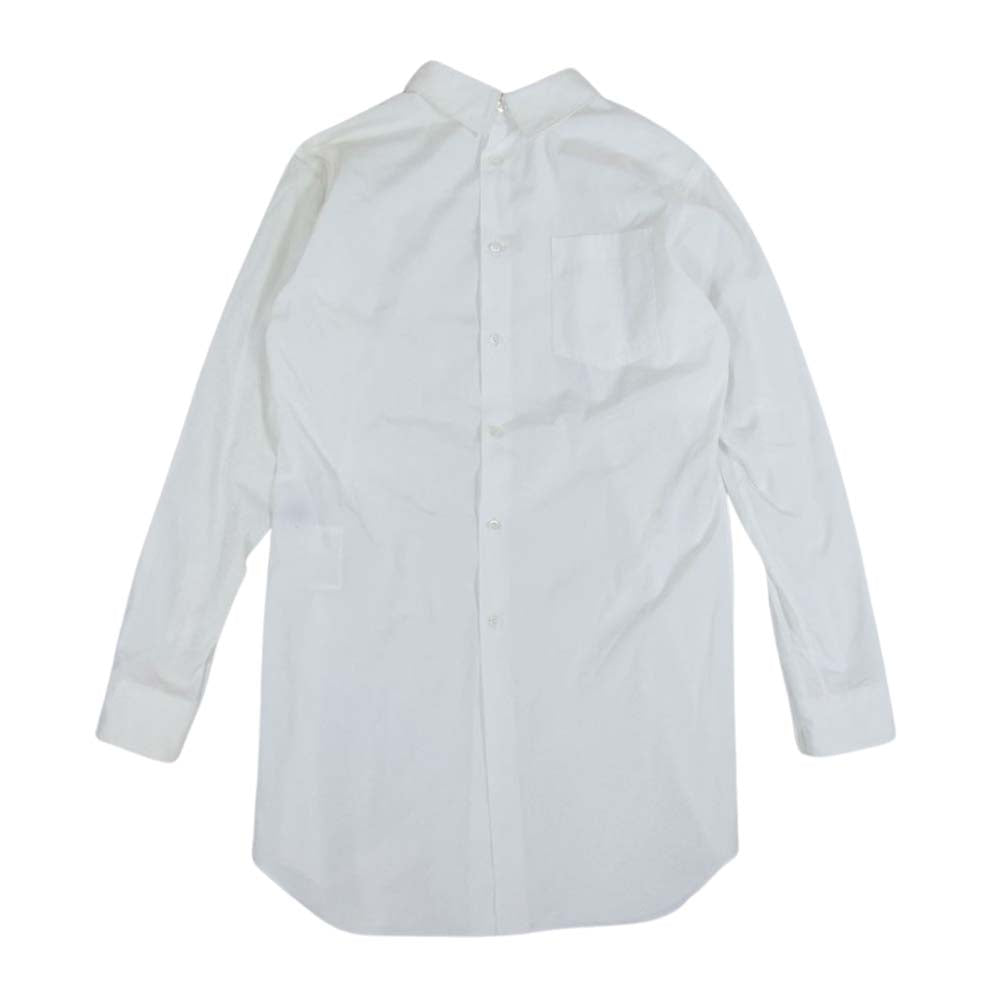 COMME des GARCONS HOMME PLUS コムデギャルソンオムプリュス AD2015 PQ-B004 前後逆転 ロング シャツ ホワイト系 XS【中古】