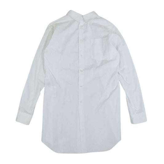 COMME des GARCONS HOMME PLUS コムデギャルソンオムプリュス AD2015 PQ-B004 前後逆転 ロング シャツ ホワイト系 XS【中古】