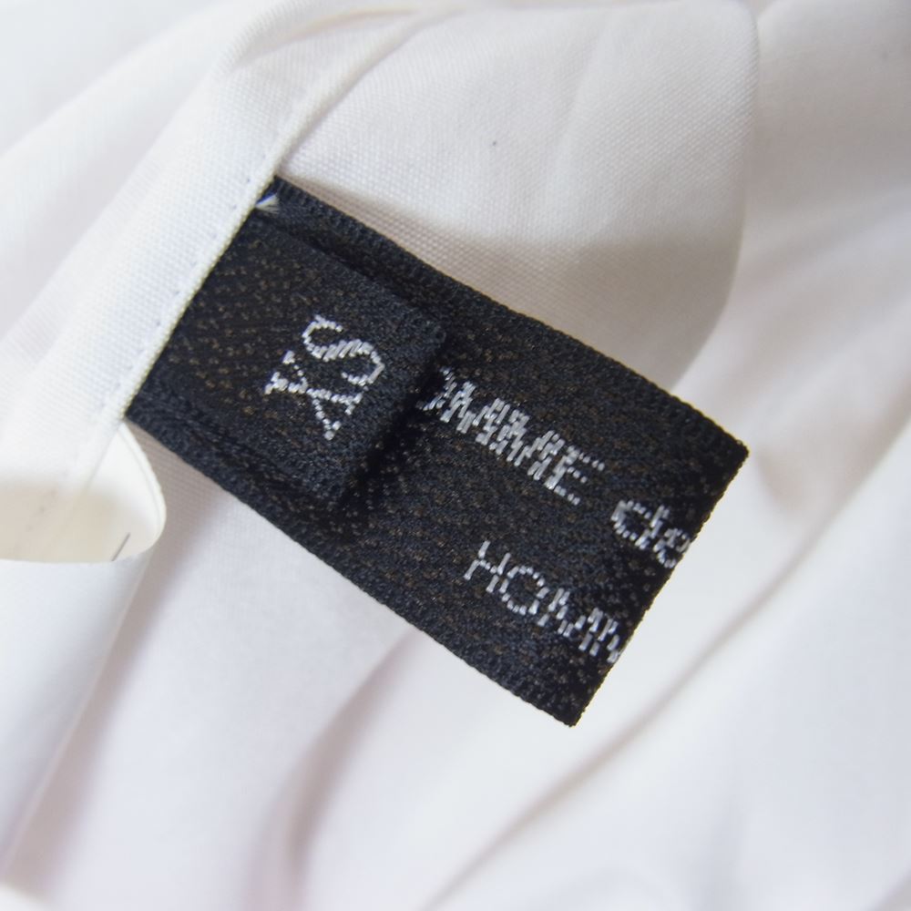 COMME des GARCONS HOMME PLUS コムデギャルソンオムプリュス AD2015 PQ-B004 前後逆転 ロング シャツ ホワイト系 XS【中古】