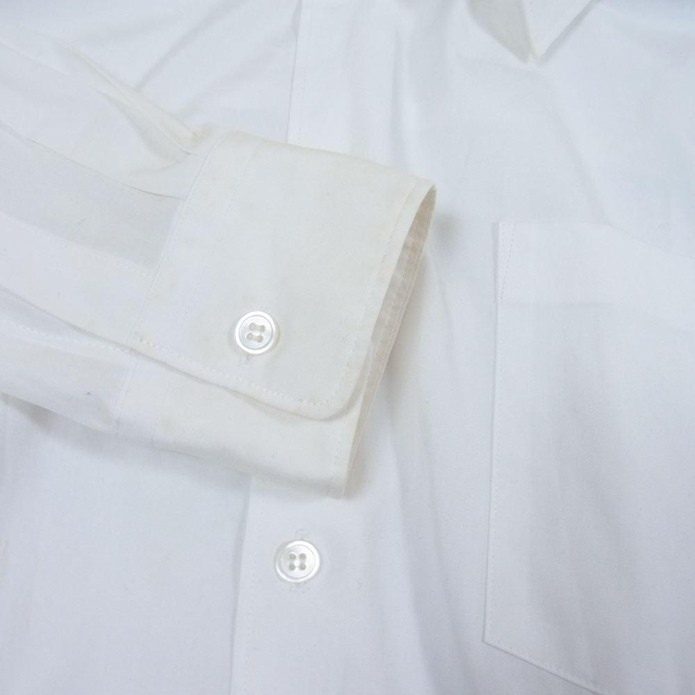 COMME des GARCONS HOMME PLUS コムデギャルソンオムプリュス AD2015 PQ-B004 前後逆転 ロング シャツ ホワイト系 XS【中古】