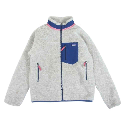 patagonia パタゴニア 65625FA20 KIDS キッズ  RETRO-X レトロエックス ボア ジャケット ベージュ系 XL【中古】