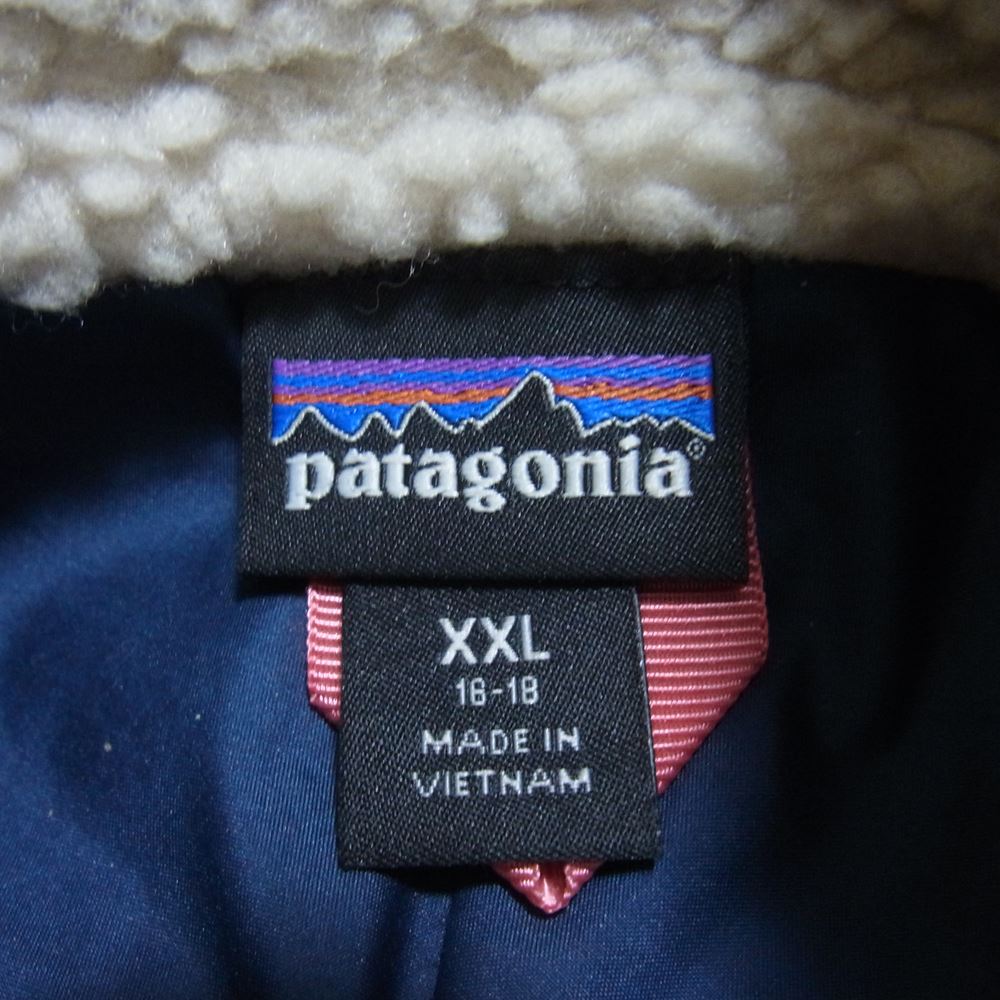 patagonia パタゴニア 65625FA20 KIDS キッズ RETRO-X レトロエックス ボア ジャケット ベージュ系 XL【中古】