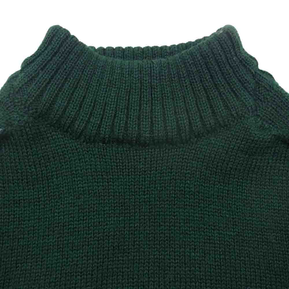 キャプテンサンシャイン KS5FKN03 Seamless Naval Sweater シームレス ネイバル ニット セーター グリーン系 S【中古】