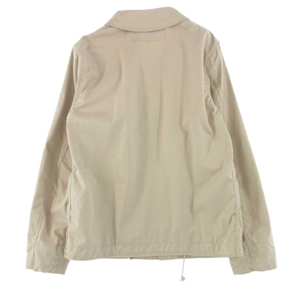 COMME des GARCONS HOMME コムデギャルソンオム AD2008 HB-J037 パッカリングステッチ コットン ミリタリー デッキジャケット ベージュ系 SS【中古】