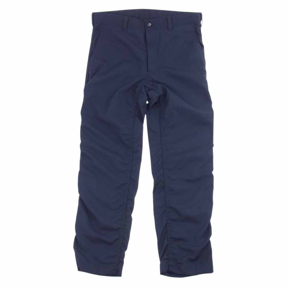 COMME des GARCONS HOMME コムデギャルソンオム AD2015 HQ-J003 HQ-P001 パッカリング ウール セットアップ テーラードジャケット パンツ ネイビー系 XS【美品】【中古】