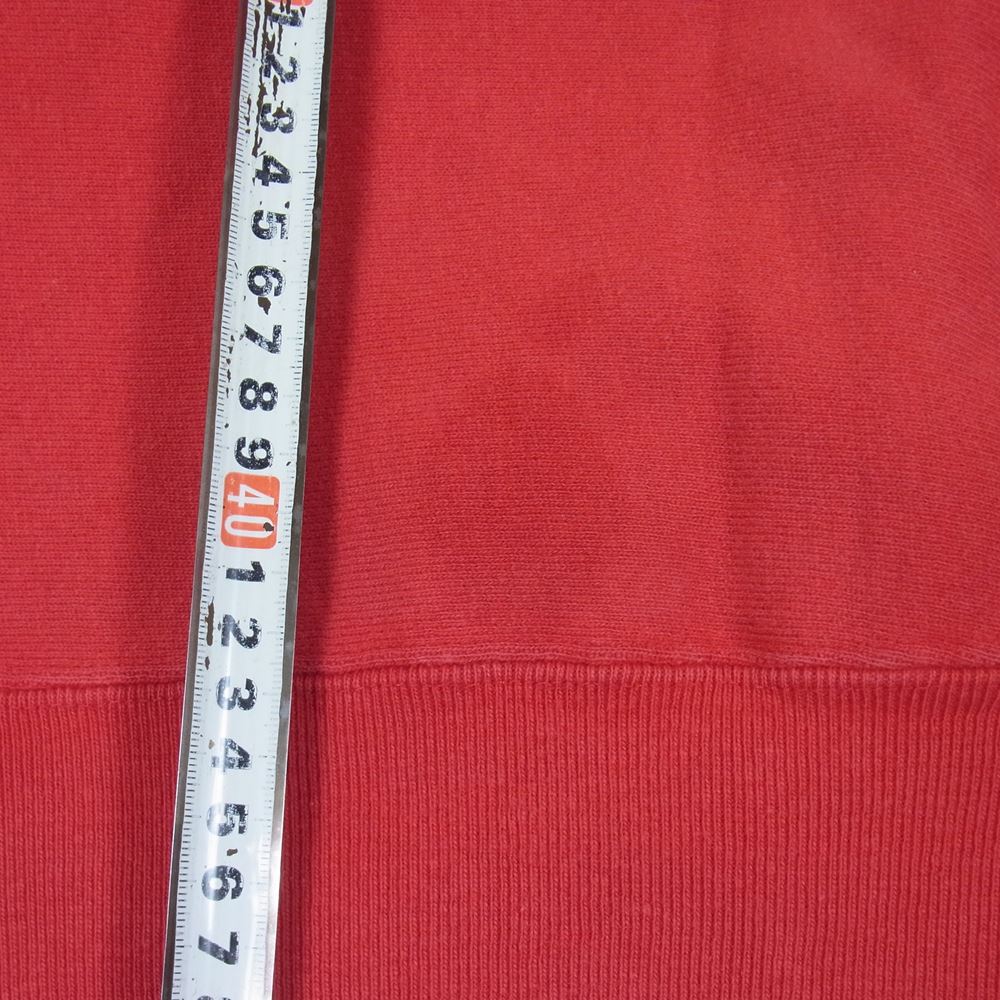 Champion チャンピオン 90s BOSTON UNIVERSITY カレッジ ロゴ プリント リバースウィーブ スウェット トレーナー レッド系 L【中古】