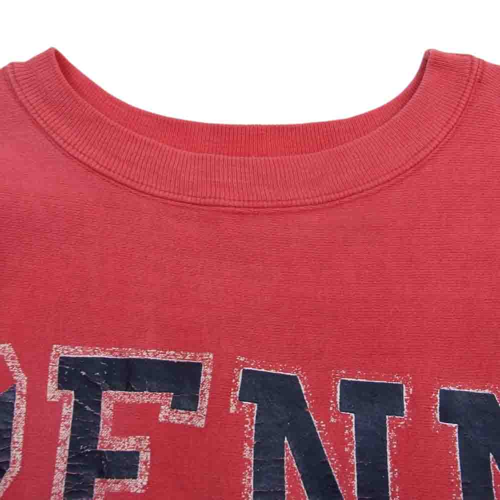 Champion チャンピオン 80s トリコタグ 中期 PENN カレッジ ロゴ プリント リバースウィーブ スウェット トレーナー レッド系【中古】