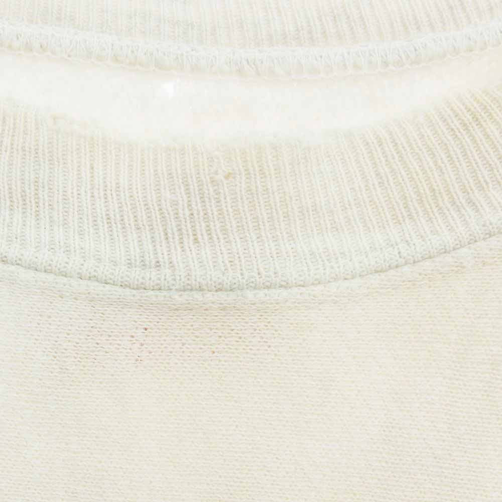 Champion チャンピオン 60s タタキタグ 後期 UTAH FOOTBALL カレッジ 染み込み プリント リバースウィーブ スウェット トレーナー オートミール系 L【中古】