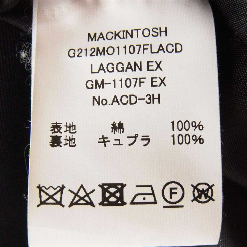 Mackintosh マッキントッシュ 英国製 国内正規品 LAGGAN EX タイロッケンコート ブラック系 40【中古】